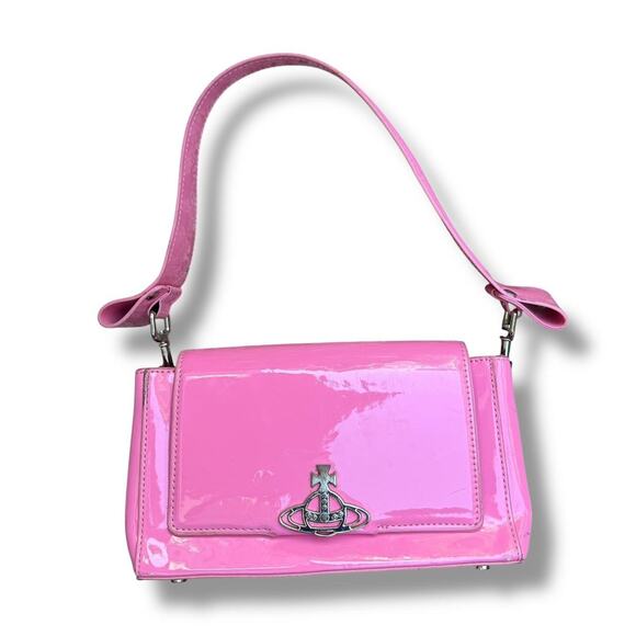 Vivienne Westwood Handbags - Vivienne Westwood Pink Patent Leather Bag